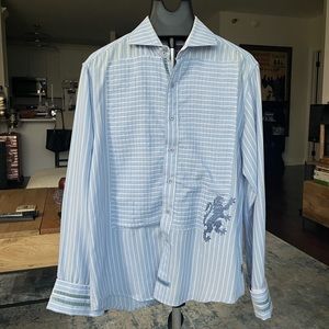 English Laundry Men’s Blue Dress Shirt